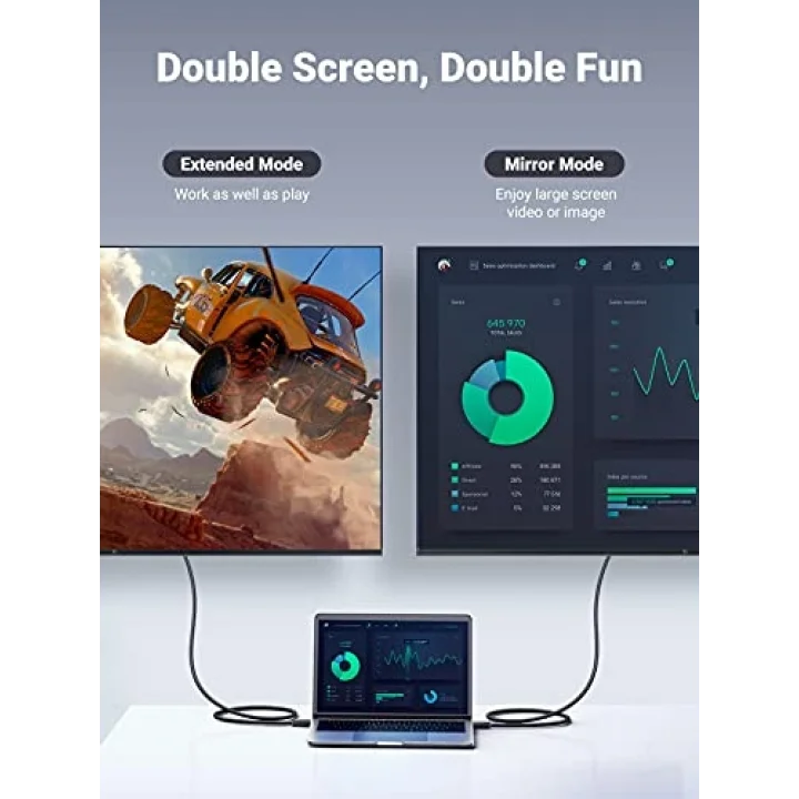 4K Displayport HDMI Dönüştürücü Kablo, 1 Metre