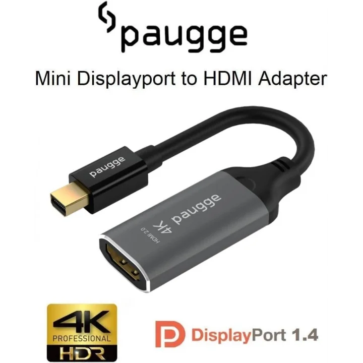 4K@60Hz, HDR, HDCP 2.2, Thunderbolt 2 Destekli Mini Displayport to HDMI Aktif Adaptör (MDP14HD20A-ADP)