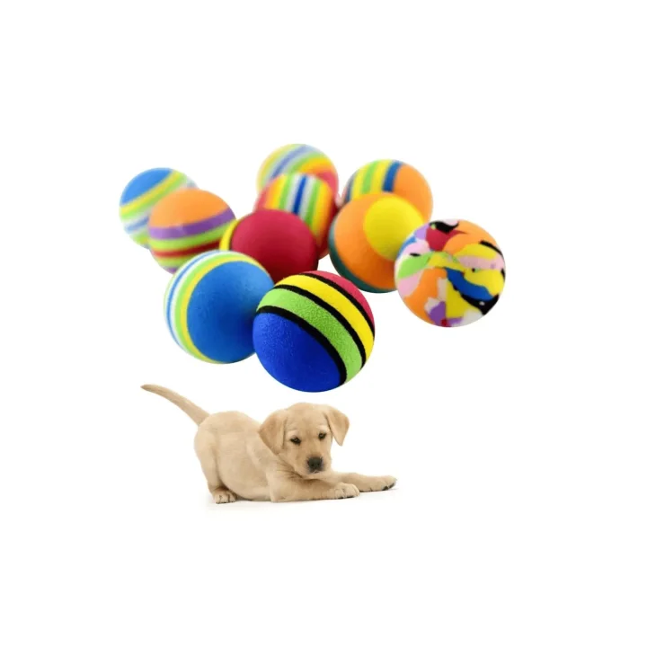 4’lü Kedi Köpek Evcil Hayvan Sünger Oyun Topu