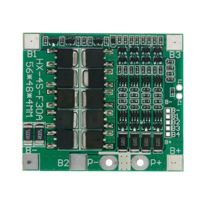 4S 30A 14.8V Lityum 18650 Bms Batarya Pil Şarj Koruma Devresi