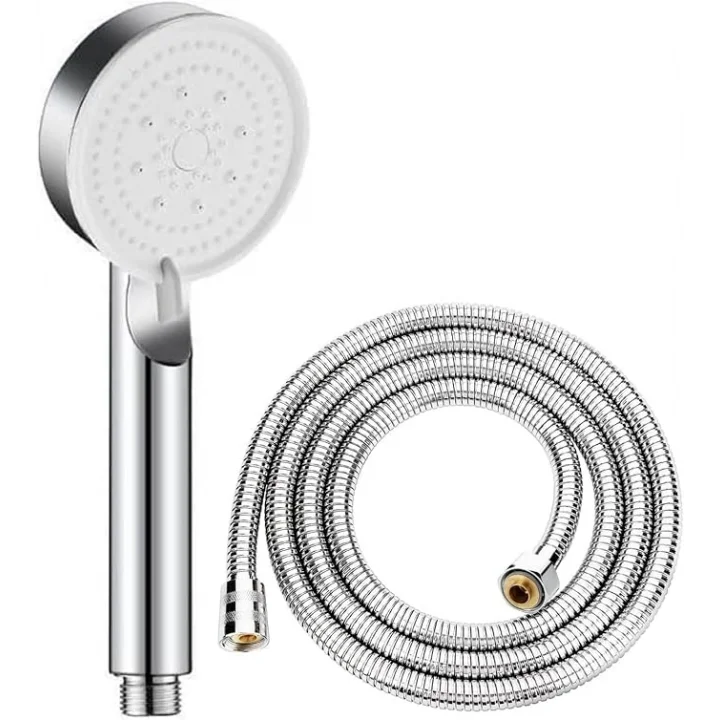 5 Fonksiyonlu Ayarlanabilir Yüksek Basınçlı Masaj Etkili Duş Seti, Turbo Fan Lite Duş Seti Chrome