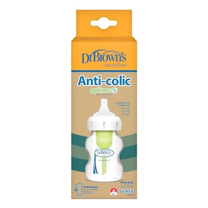 5 oz/150 ml Geniş Ağız Cam Biberon, Tekli Paket (51700)