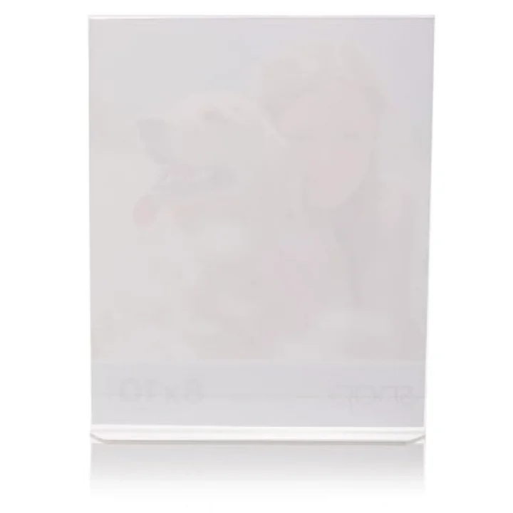 5 x 7 akrilik Açık bile ayakta çerçeve (set 12), plastik akrilik, şeffaf, 8 x 10 Inches