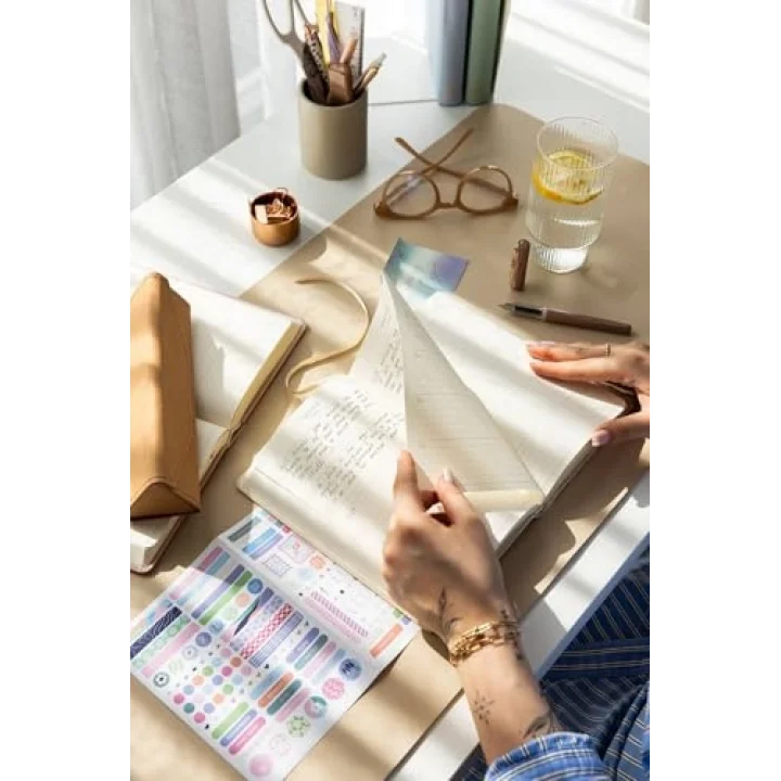 5 Yıllık Süresiz Günlük Ajanda 13x21 - Yeşil
