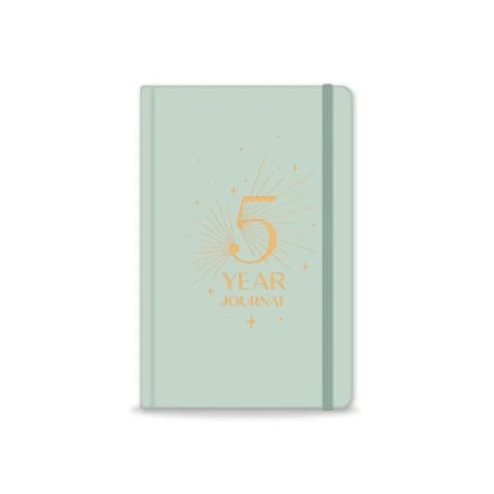 5 Yıllık Süresiz Günlük Ajanda 13x21 - Yeşil