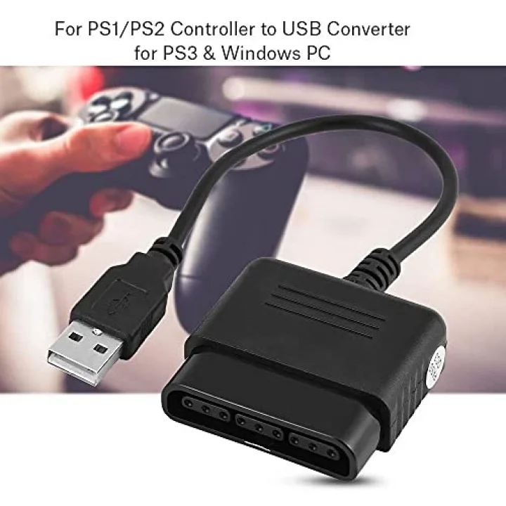 5023 Usb To Ps2 PC Bilgisayar Oyun Kolu Çevirici Dönüştürücü