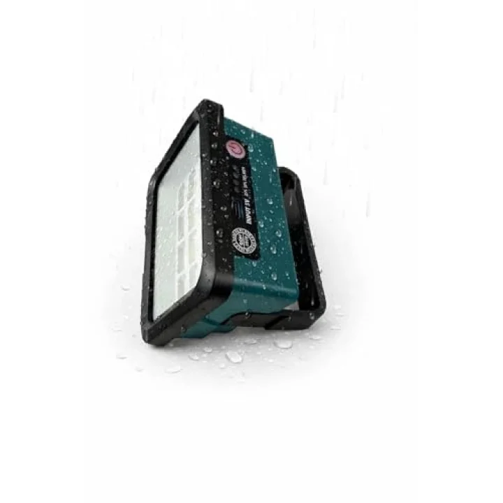50W Solar Led Projektör 6500K Ultra Güçlü Kamp Lambası Bahçe Aydınlatması