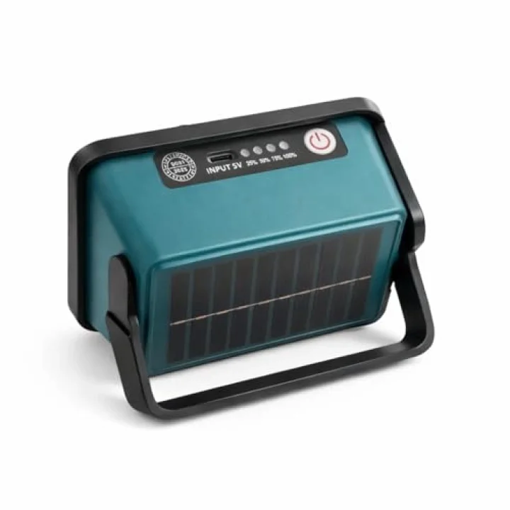 50W Solar Led Projektör 6500K Ultra Güçlü Kamp Lambası Bahçe Aydınlatması