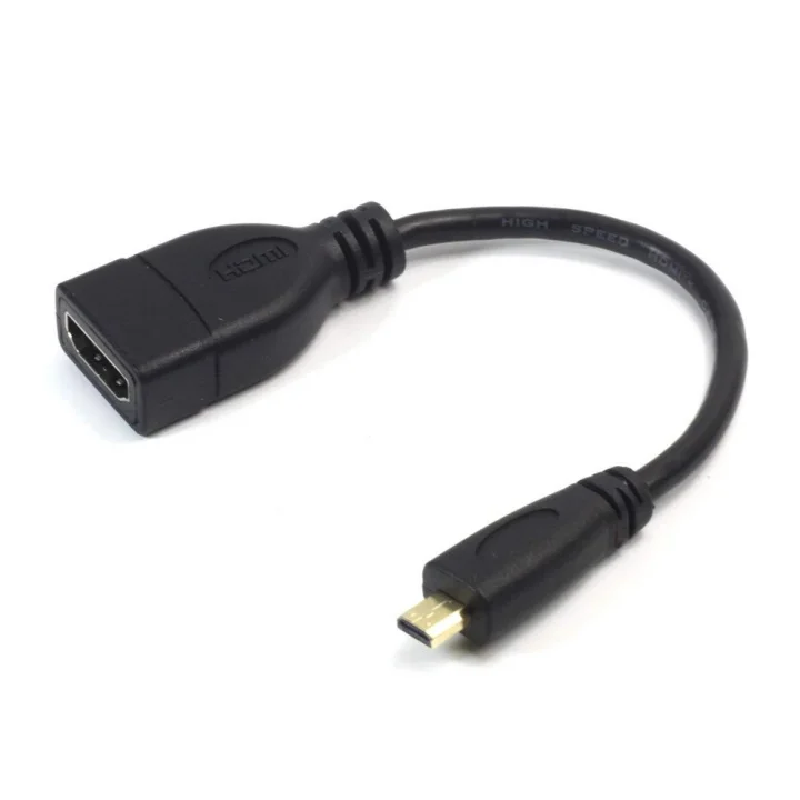 5139 Micro Mikro Hdmi Çevirici Dönüştürücü Adaptör Kablosu 15cm