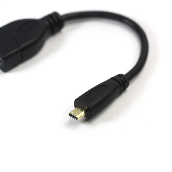 5139 Micro Mikro Hdmi Çevirici Dönüştürücü Adaptör Kablosu 15cm