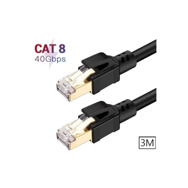 5215 Cat8 3m 40gbps S/ftp 2000mhz Yüksek Hızlı Internet Kablosu