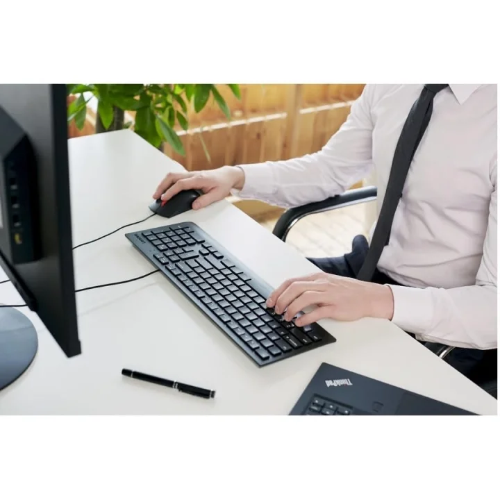 5266214 Essential Fare, 3 Düğmeli, Kablolu USB, Siyah