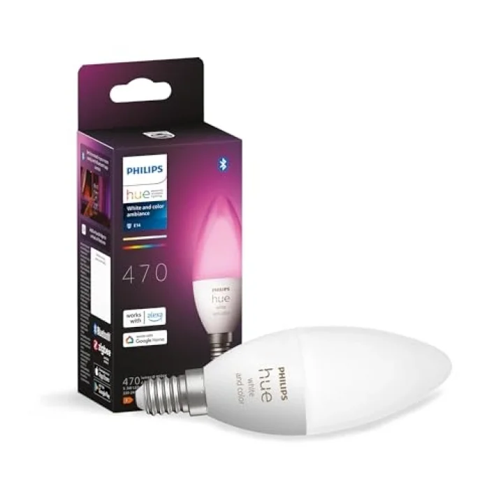 5.3W Renkli Akıllı B39 E14 Led Ampul, Bluetooth Özellikli