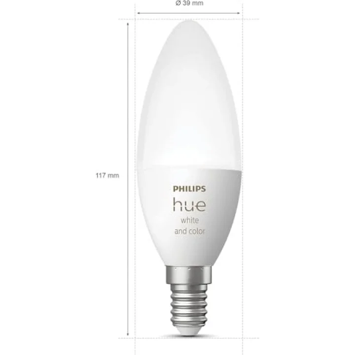 5.3W Renkli Akıllı B39 E14 Led Ampul, Bluetooth Özellikli