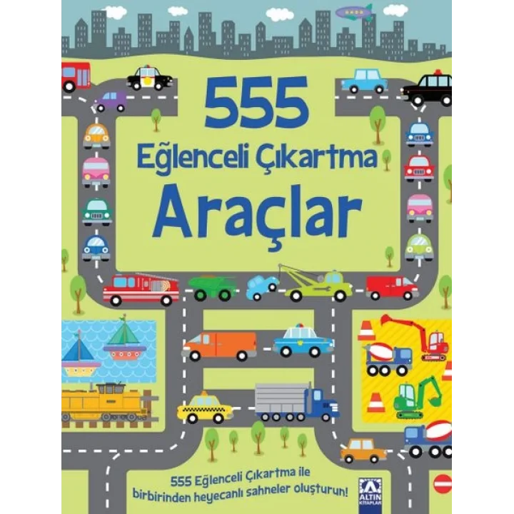 555 Eğlenceli Çıkartma - Araçlar