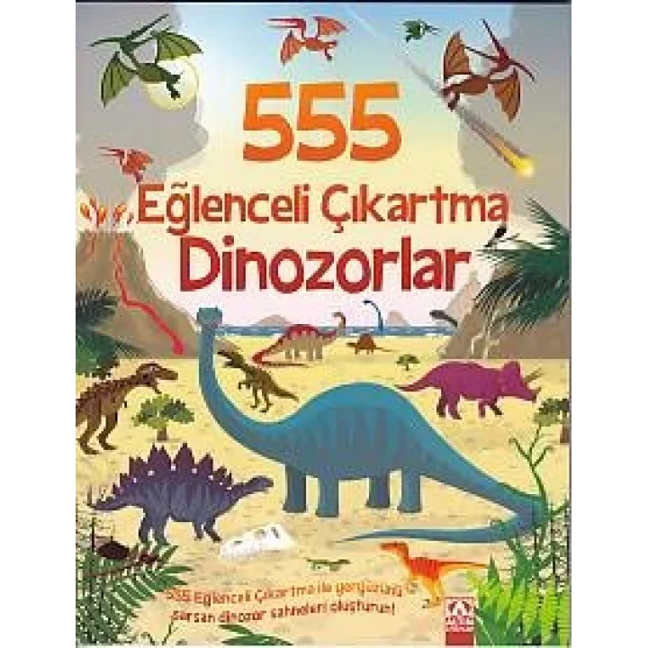 555 Eğlenceli Çıkartma - Dinozorlar
