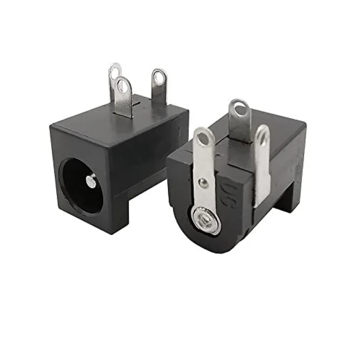 5.5mm x 2.1mm DC Güç Soketi Plastik DC005 Pcb Tip Adaptör