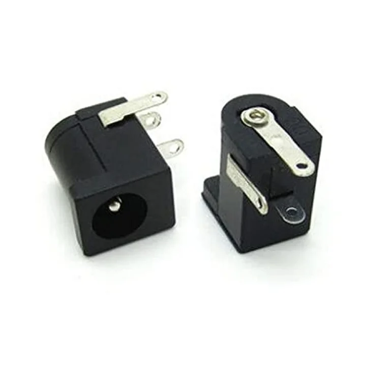 5.5mm x 2.1mm DC Güç Soketi Plastik DC005 Pcb Tip Adaptör