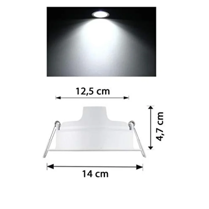 59203 Meson Led Gömme Spot Armatur 125 10, 5W 65K