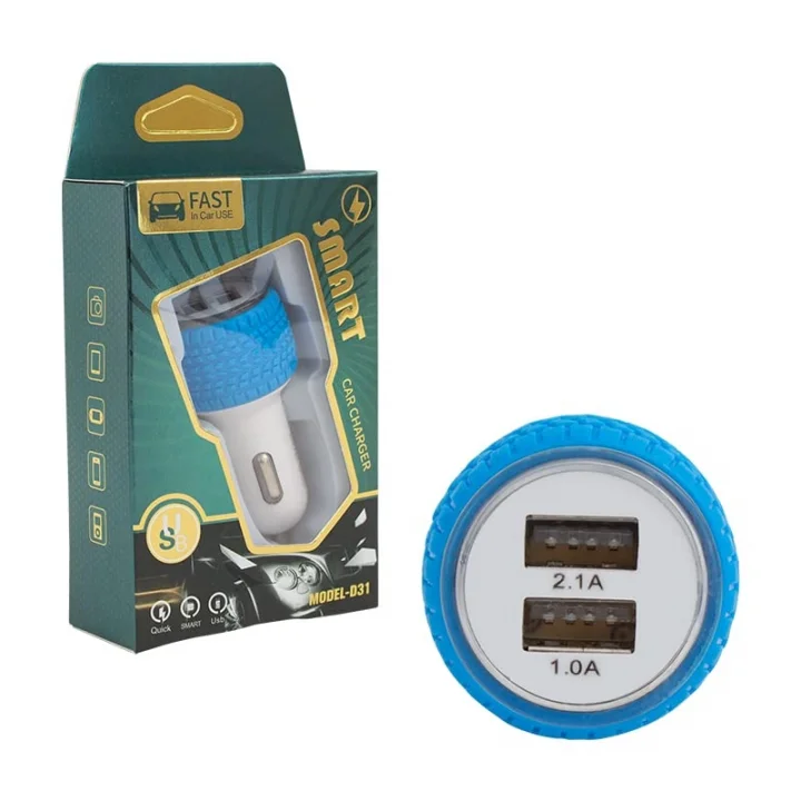 5V 2.1A, Çift USBli Oto Çakmak Adaptör, Hızlı Şarj