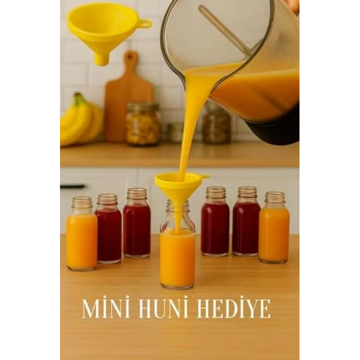 6 Adet Şeffaf Cam Shot Şişesi Mantar Tıpalı Hediyelik Koku Süs Çok Amaçlı Şişe 50ml