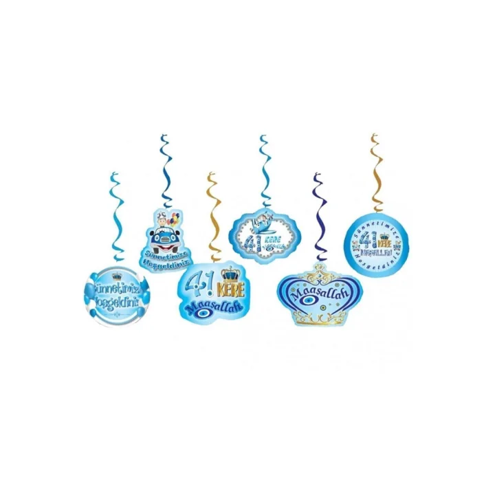 6Lı Tavan Süs Sünnet, 8965312646548956