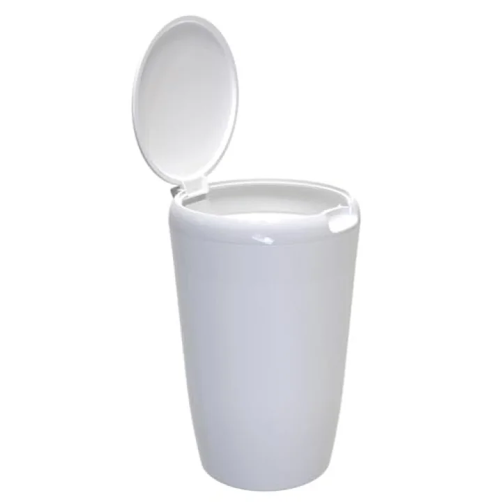 6 LT Banyo Mutfak Tezgah Üstü Çöp kovası - Beyaz
