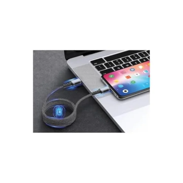 60W Mıknatıslı Usb-C Data ve Şarj Kablosu IP-25