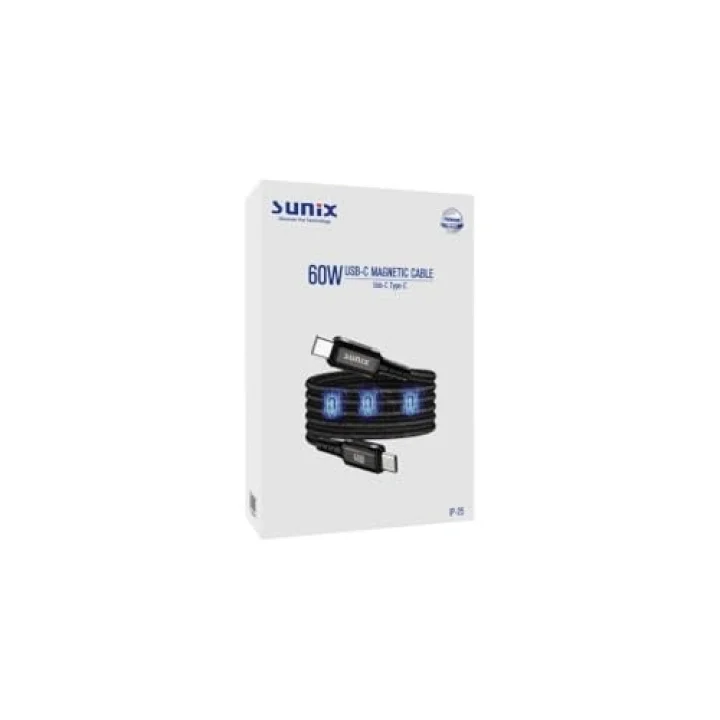 60W Mıknatıslı Usb-C Data ve Şarj Kablosu IP-25