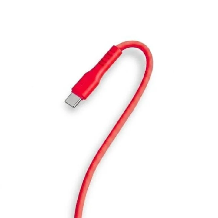 60W PD/QC Type-C to Type-C Ultra Hızlı Şarj ve Data Kablosu 120 cm Neon Kırmızı 2DK59NK