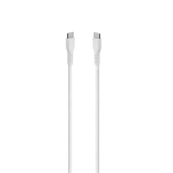 60W PD/QC Type-C to Type-C Ultra Hızlı Şarj ve Data Kablosu Neon (Neon Beyaz) 2DK59B
