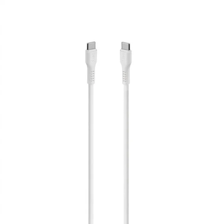 60W PD/QC Type-C to Type-C Ultra Hızlı Şarj ve Data Kablosu Neon (Neon Beyaz) 2DK59B