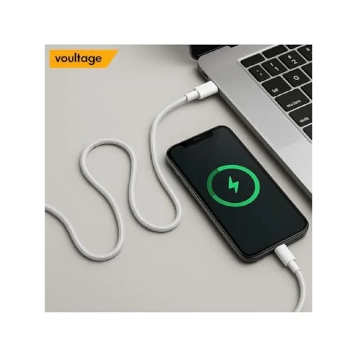 60W Type-C To Type-C 1 Metre Dayanıklı Örgülü Hızlı Şarj & Veri Kablosu İphone 17/16/15 Uyumlu Pro Max Air, Galaxy S10 S9 S8 Plus, Note 10 9 8 Uyumlu