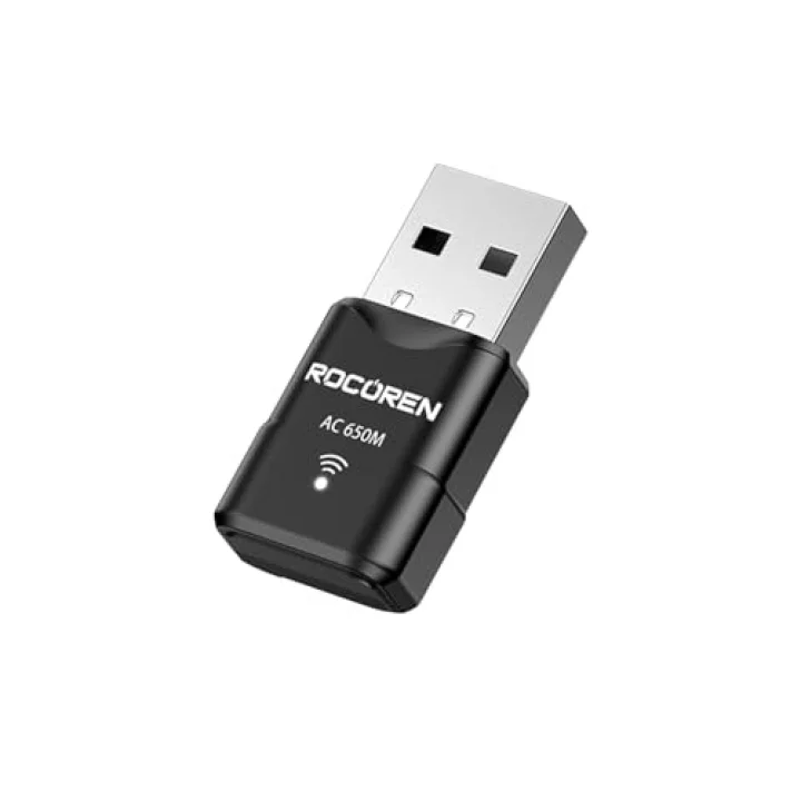 650 Mbps 2.4 & 5GHz Dual Band USB WiFi Adaptör