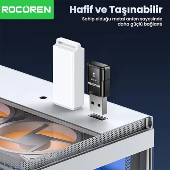 650 Mbps 2.4 & 5GHz Dual Band USB WiFi Adaptör