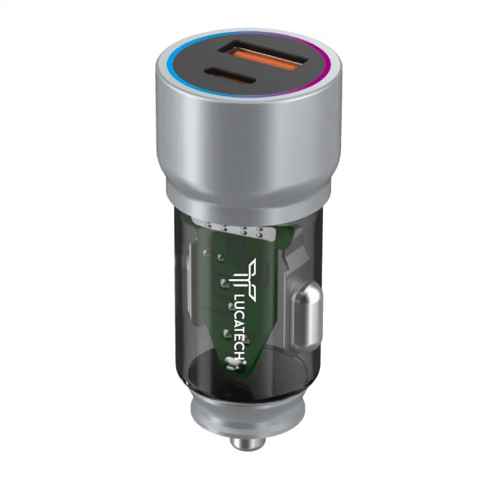 67W TURBO Araç Şarj Başlığı – USB + PD Girişli