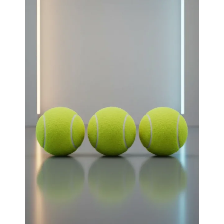 Mey İthalat® 3’lü Tenis Topu Seti Dayanıklı Yüksek Zıplama Performans Topları