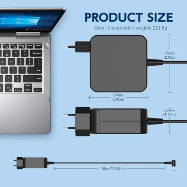 65 W 45 W kablo ładowania laptopa do Ideapad 3 5 100 100s 110s 120 130 310 310s 320 320s 330s 510s 510s 520 530 710s S145 S345 0 ADLX6. 5CLGE2A ADLX65CCGE2A SM-Gadowarka 4.0 x 1,7 mm