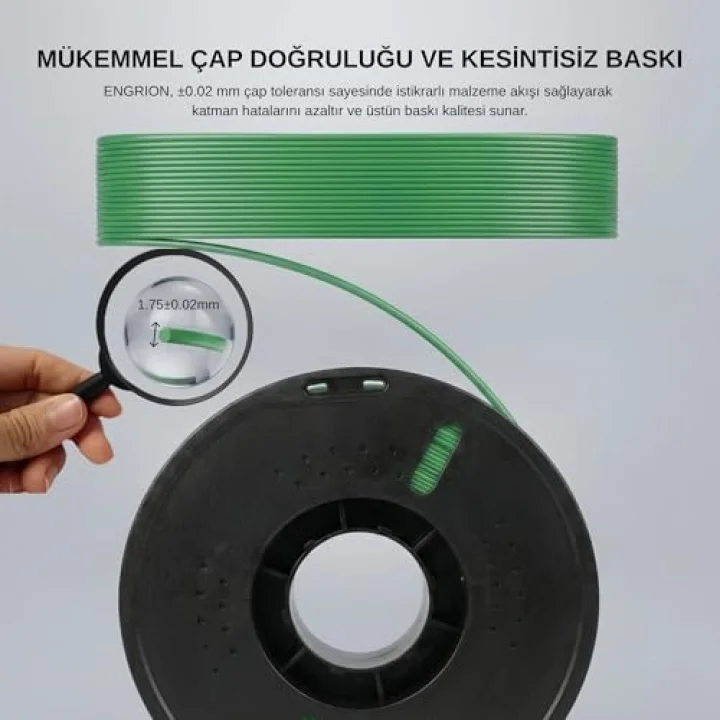 PLA+ Filament 1.75 mm 1 kg Kahverengi - Yüksek Hızlı Baskı, ±0.02mm Tolerans, FDM/AMS Uyumlu 3D Yazıcı Filamenti