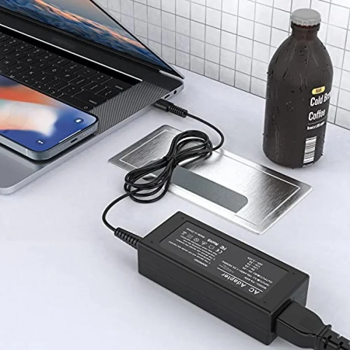 65W USB C Tipi Dizüstü Şarj Cihazı, Mac Book Pro/Lenovo ThinkPad/Samsung/ASUS/Dell/Chromebook/Yoga/ACE/Huawei ve diğer tüm USB Tip C Cihazları için Evrensel Adaptör Güç Kaynağı（45W için de geçerlidir）
