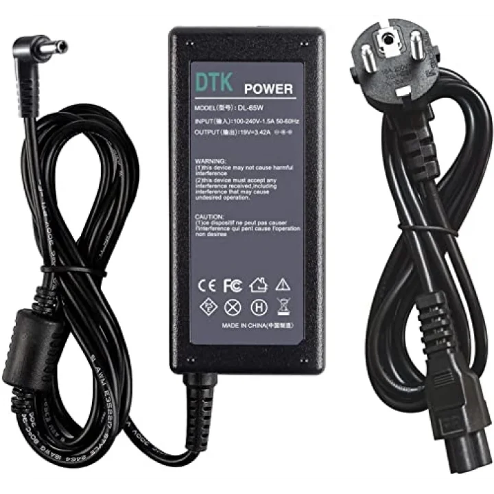 ® Şarj cihazı 19V 3,42A 65W Notebook Laptop Şarj kablosu AC Toshiba Lenovo Medion fiş için: 【5,5 x 2,5mm】 Taşınabilir bilgisayar için şarj cihazı güç kaynağı pil güç kaynağı