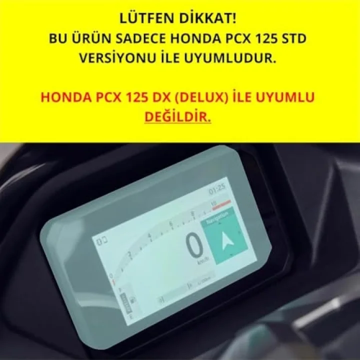 Honda PCX125 Std Ekran Koruyucu 5 İnç̧ Lcd GöSterge Paneli