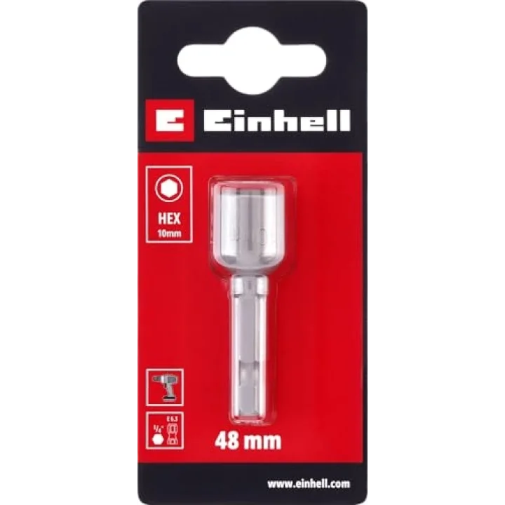Orijinal Manyetik Lokma Ucu, 10 mm (Krom Vanadyum Çelik, 48 mm, E 6.3/1⁄4”, Akülü Vidalama ve Matkaplar İçin) - 49135125