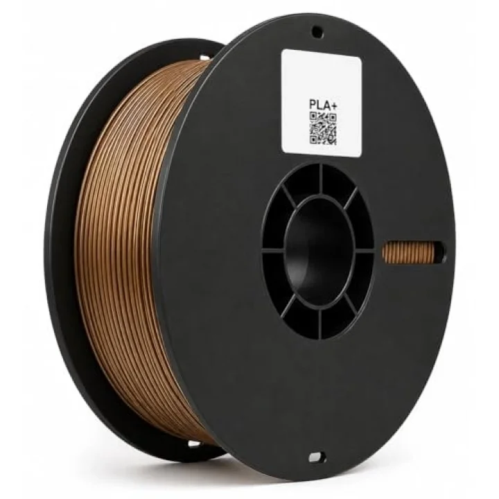 PLA+ Filament 1.75mm 1 Kg Bronz - Metalik Bronz Görünüm, Boyutsal Doğruluk ±0.02mm, Güçlendirilmiş Yapı
