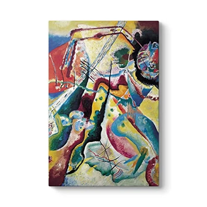 Wassily Kandinsky‏ - La Tache Rouge Tablosu 80 x 125
