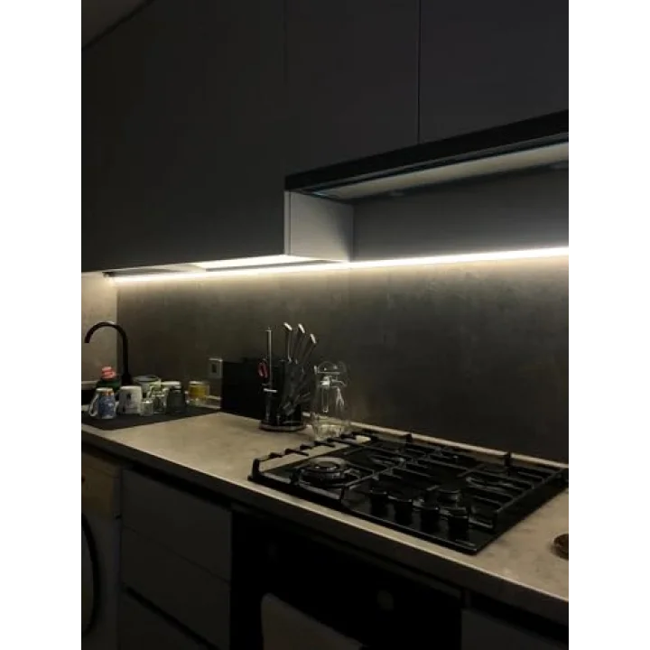 UNIḰOM Tezgah Altı LED Aydınlatma, 50 cm, Beyaz Işık, Dekoratif Armatür, On-Off Tuşlu