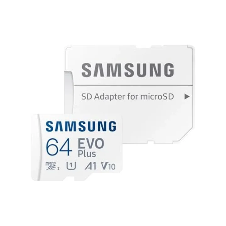 EVO Plus microSDXC Hafıza Kartı 64 GB, 160 MB/s, U1, V10, A1, ‎MB-MC64SA/APC (2024 Serisi)