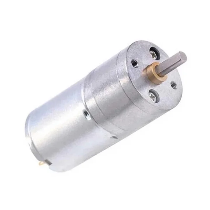 6V 25mm 130 RPM Redüktörlü DC Motor