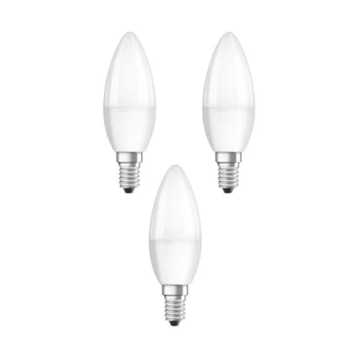 6W Led Mum Ampul Beyaz Işık 6500K 3 Adet - E14