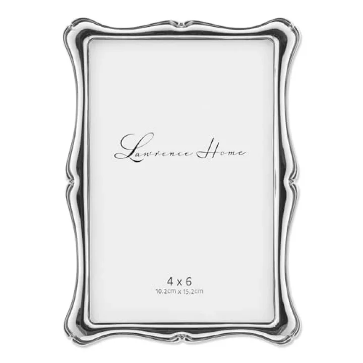 710246 710246 Gümüş Metal Romantik 4x6 Resim Çerçevesi